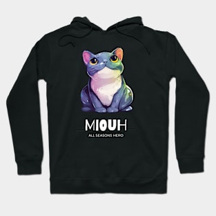 Funny outfit for lovers, cat, gift "MIOUH" Hoodie